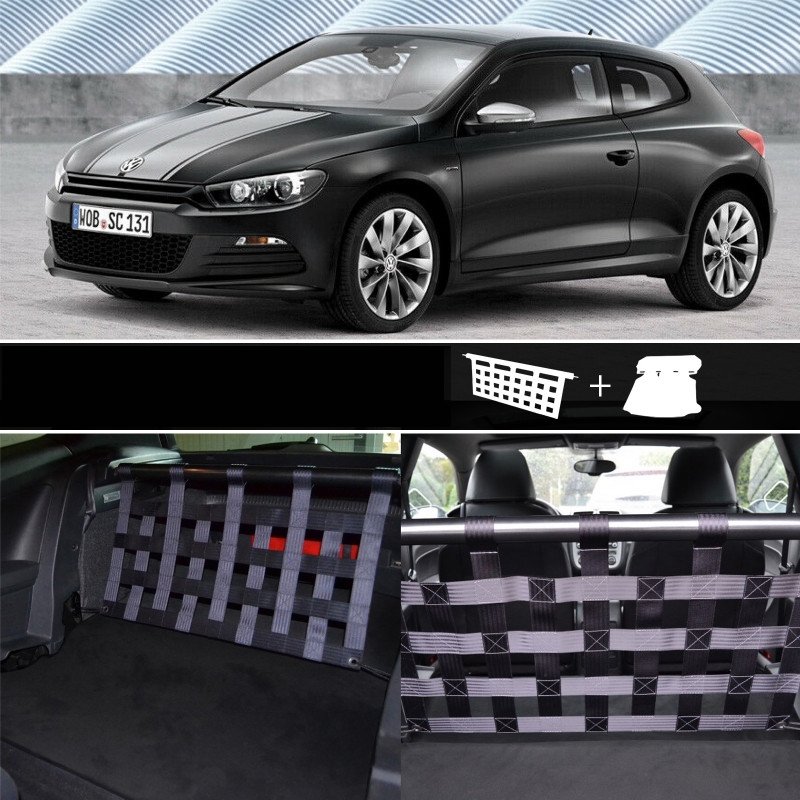 Clubsport Komplettset - Strebe mit Netz und Teppich für VW Scirocco 3